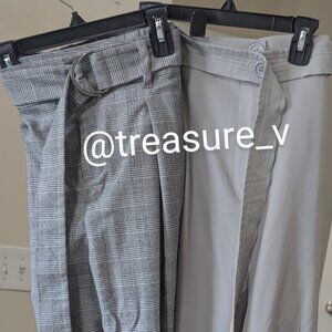 2 for the price of 1!! Grey PlusSize Belted Trousers 18W & 3X - Target &…